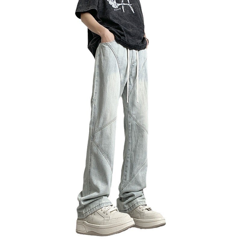 Unisex Classic Denim Jeans Loose Fit Daily Outdoor Wear - Image 4