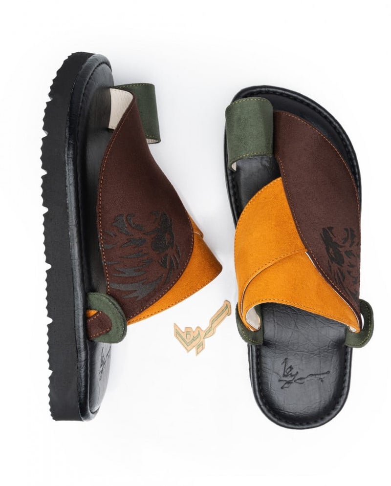 Arabic Sharqi Sandals | Dark Brown | Sandals Traditional footwear - Image 5