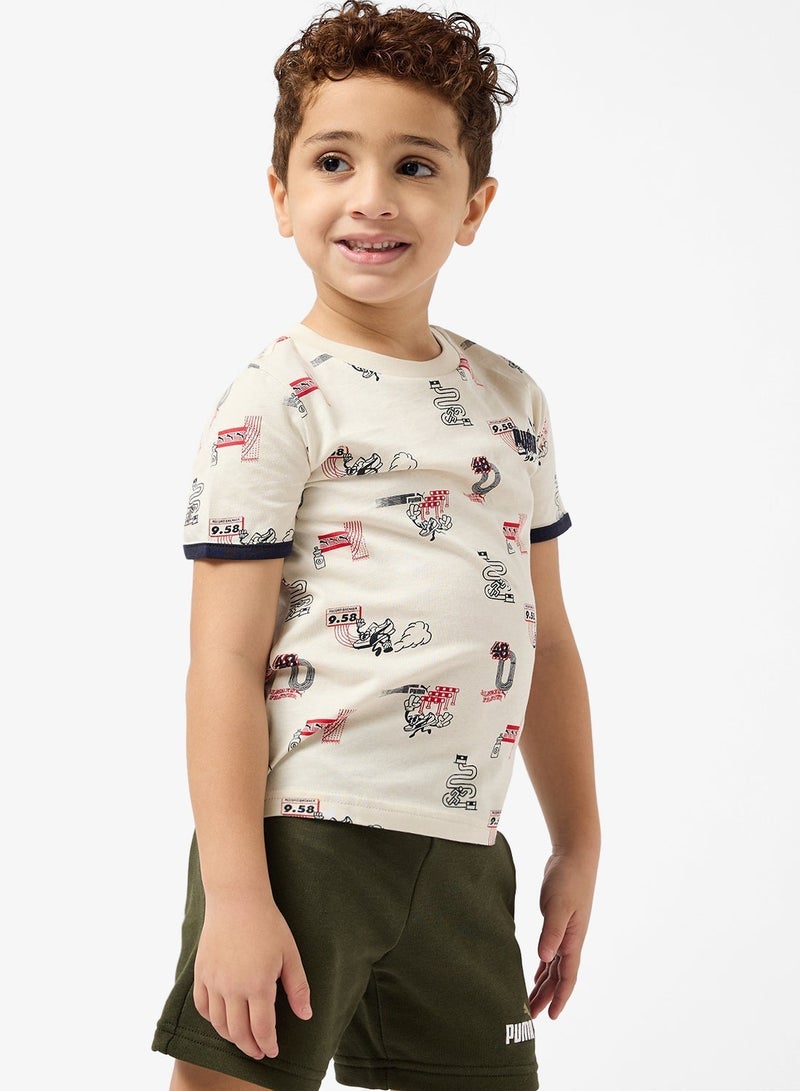 PUMA Kids Little Runners Graphic T-Shirt - Image 1