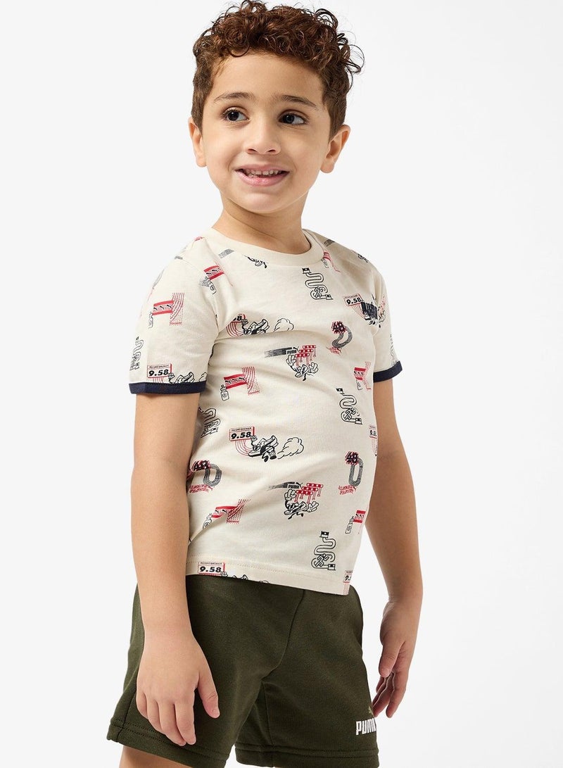 PUMA Kids Little Runners Graphic T-Shirt - Image 1