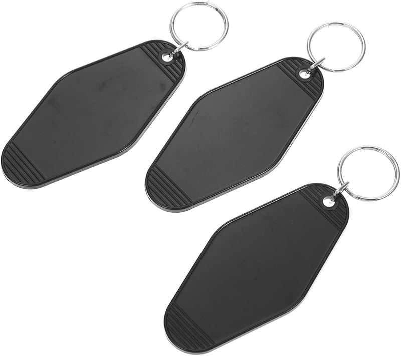 10Pcs Plastic Key Tags With Split Rings For Luggage Keys Organization Lightweight Reusable - Image 1
