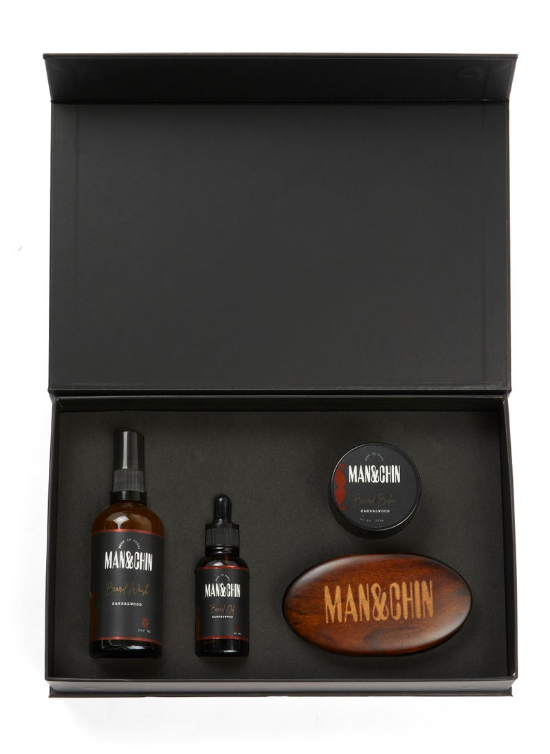MAN&CHIN beard kit - Sandalwood  - Image 2