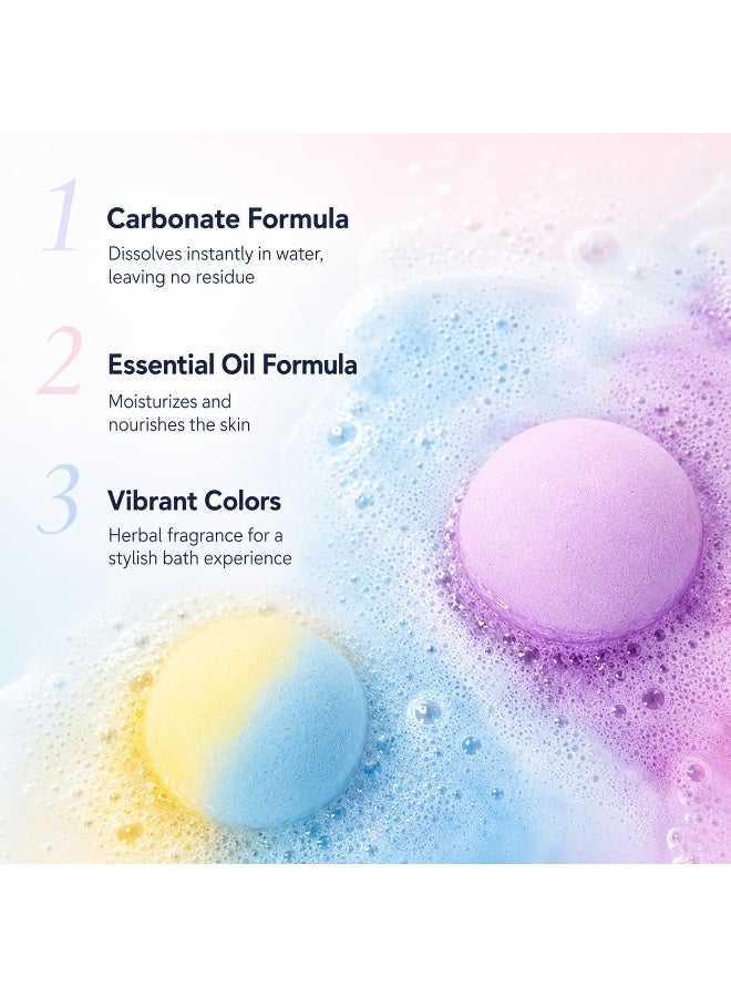 Bath Bombs for Kids with Surprise Inside, 12 Pack Kids Bath Bombs with Toys Inside, Colorful Bubble Bath Ball 2026 Advent Calendar, Birthday Easter Halloween Christmas Gift Set for Boys Girls (Ocean) - Image 3