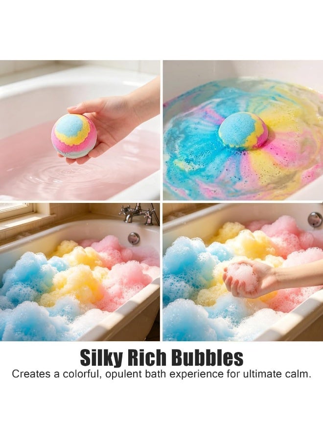 Bath Bombs for Kids with Surprise Inside, 12 Pack Kids Bath Bombs with Toys Inside, Colorful Bubble Bath Ball 2026 Advent Calendar, Birthday Easter Halloween Christmas Gift Set for Boys Girls (Ocean) - Image 4
