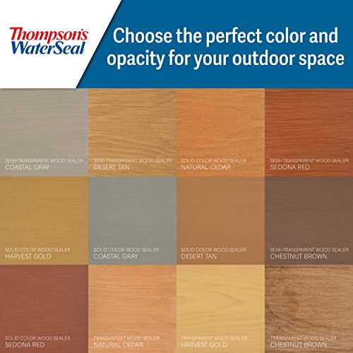 Thompson's Thompson’s WaterSeal Multi-Surface Waterproofer Stain, Clear, 1 Quart - Image 2