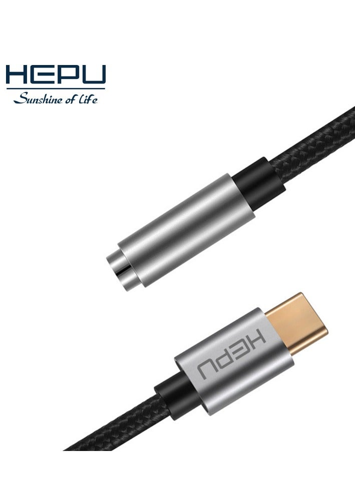 هيبو محول من Type-C إلى مقبس سماعة الرأس - Image 1