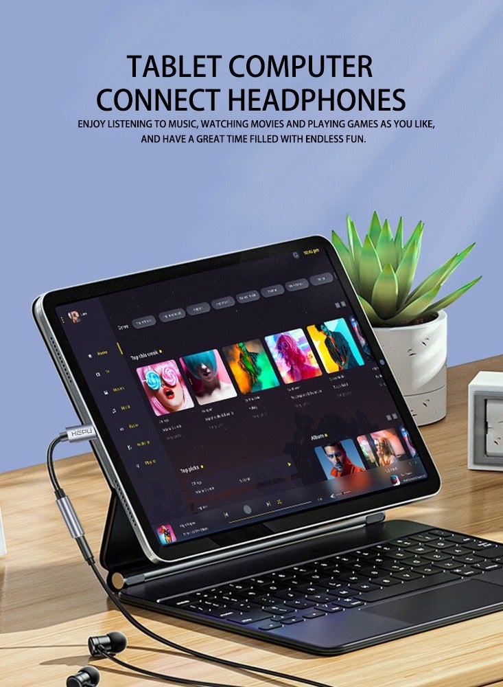 هيبو محول من Type-C إلى مقبس سماعة الرأس - Image 5