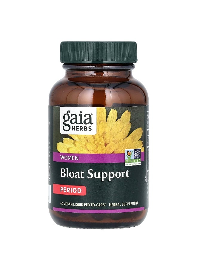 Gaia Herbs - Gaia Herbs, Women, Bloat Support, Period, 60 Vegan Liquid Phyto-Caps - Image 1