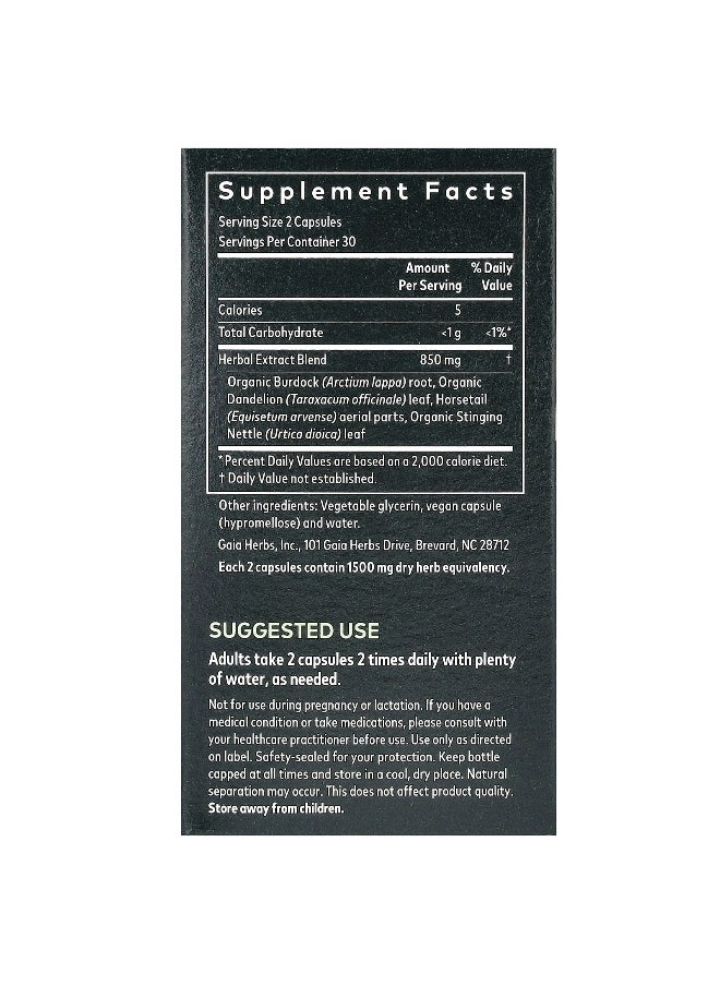 Gaia Herbs - Gaia Herbs, Women, Bloat Support, Period, 60 Vegan Liquid Phyto-Caps - Image 1