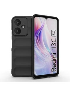 General Liquid Silicone Case Compatible with Xiaomi Redmi 13C 5G with Camera Lens Protection, Anti-Scratch Soft Microfiber Lining, Rubber Full Body Shockproof Cover  - Image 1
