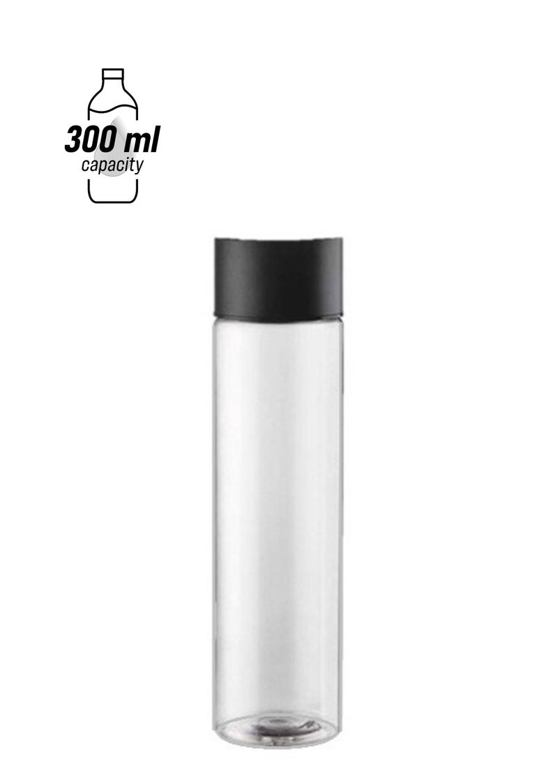 Prodel Pet Bottle Straight Round 300 ML With Black Cap - Image 1