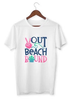 Men’s Soft T Shirt Printed Out Beach Bound