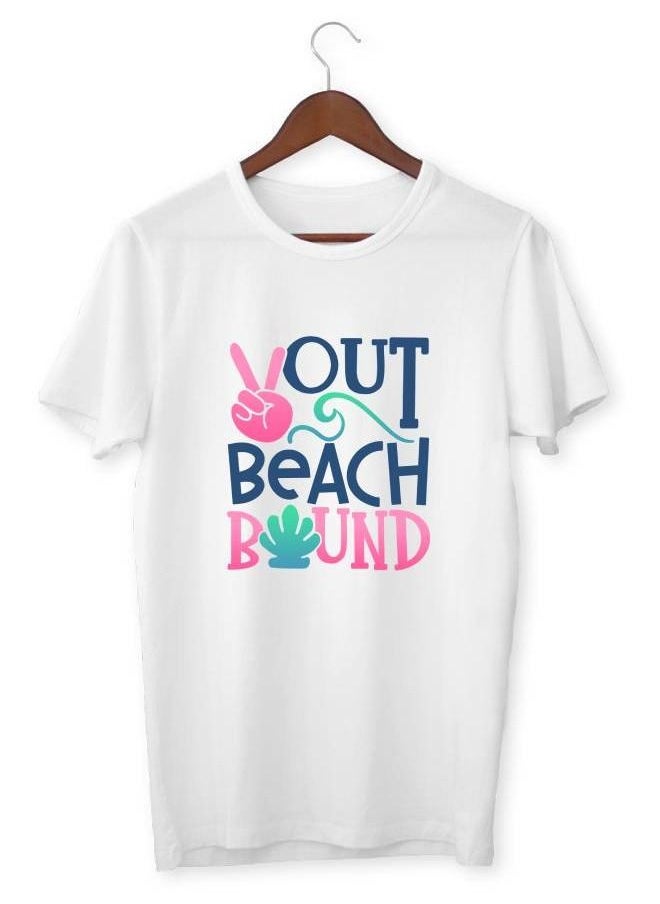 LOUD UNIVERSE - Men’s Soft T Shirt Printed Out Beach Bound - Image 1