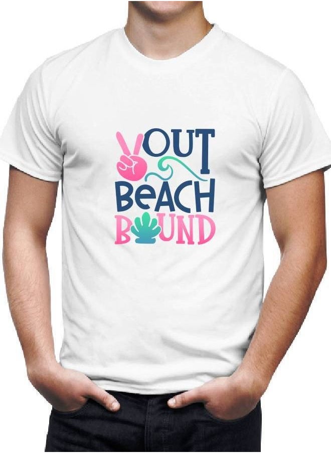 LOUD UNIVERSE - Men’s Soft T Shirt Printed Out Beach Bound - Image 1