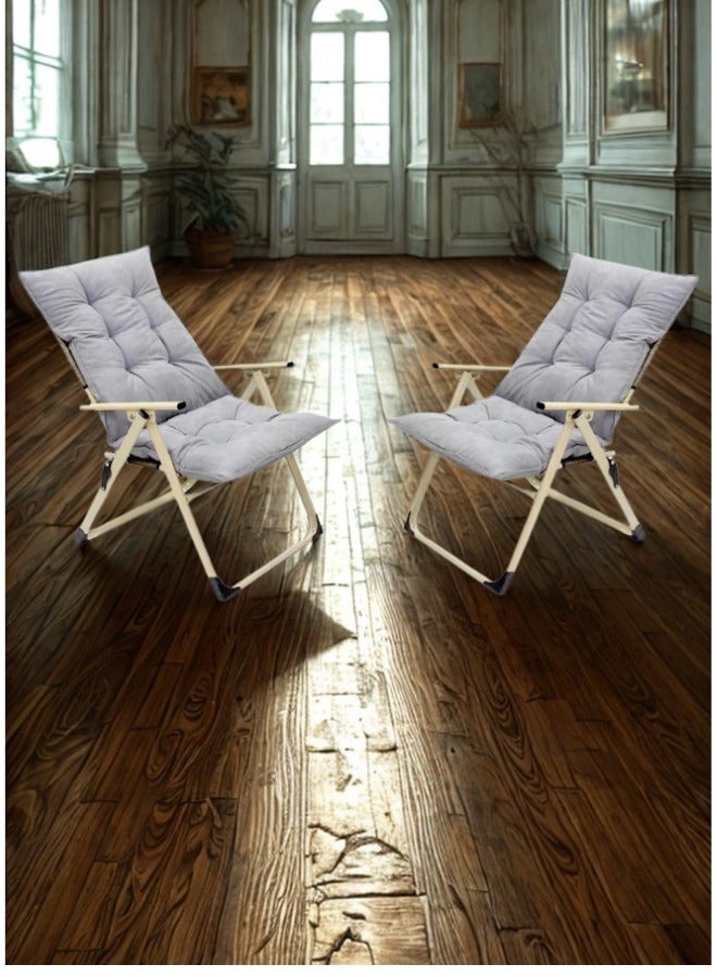 SMART HOME A camping chair set consisting of 2 folding chairs, a picnic chair, a sports chair, an outdoor chair and a garden chair. - Image 1