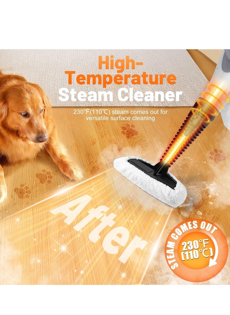 Hihonor - Handheld Steam Cleaner, Multifunction Steam Cleaner for Home with 10 Accessory Kit, Portable Steam Cleaning for Remove Grime, Grease and Car, Window Cleaning - Image 1