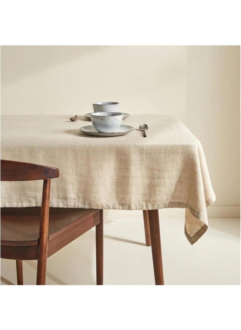 Golden Cotton Organic Raw Linen Tablecloth Beige - pzsku/Z9CC3C1A7487E8CBE4D32Z/45/_/1730636767/1befd4ab-67d0-4fee-aa98-3a8627dc5eee