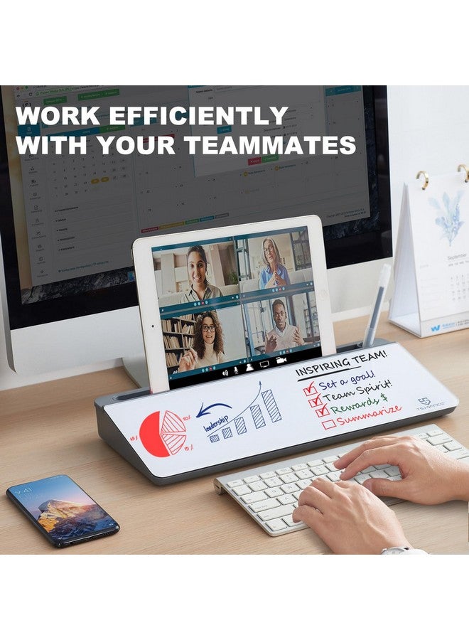 TSJ OFFICE Whiteboard Desktop Easel,9" X 11",Dry Erase Board,Small White Board With Stand,Tabletop Easel For Home Office&Home School Teacher Supplies - Image 2