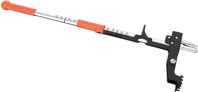 LiebeWH Weeds Puller Tool, Stand Up Garden Weeder with 39.37in Ergonomic Handle and 4 Stainless Steel Claws for Root Removal - Image 3