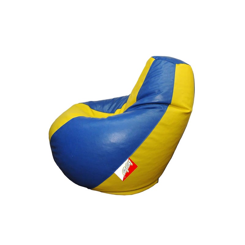 LAZYBAG Bean Bag Chair Furniture for Kids XXXXL Bean Bag Cover Playing Video Games or Relaxing for classrooms daycares Libraries or Work from Home Yellow and Blue 4XL Size - Image 5