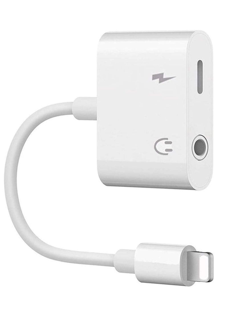 Ntech - Ntech 2 IN 1 Headphone Adapter Jack Lightning to 3.5mm AUX Cord Splitter for iPhone 7, 7plus, 8, X and any lightning device runs iOS 10 or later - Image 1