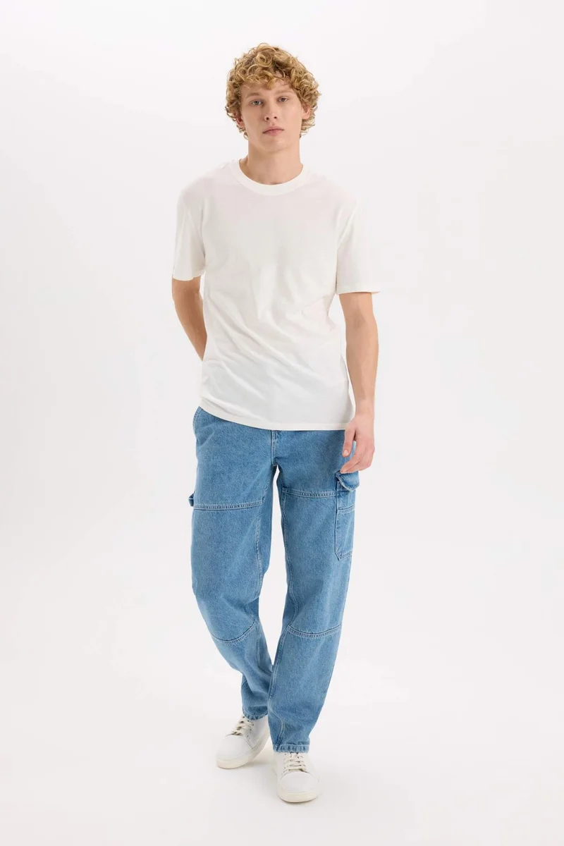 ديفاكتو Relax Fit Wide Leg Jeans
