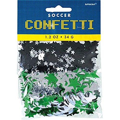 Amscan Awesome Soccer Themed Confetti Pack Party Supplies 12 oz Multicolor