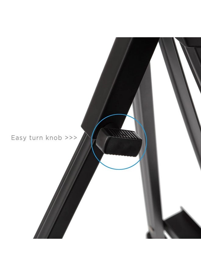 Soho Urban Artist Black Aluminum Tabletop Easel Stand Portable Easel For Display Painting Canvas And More Set Of 2  - Image 4