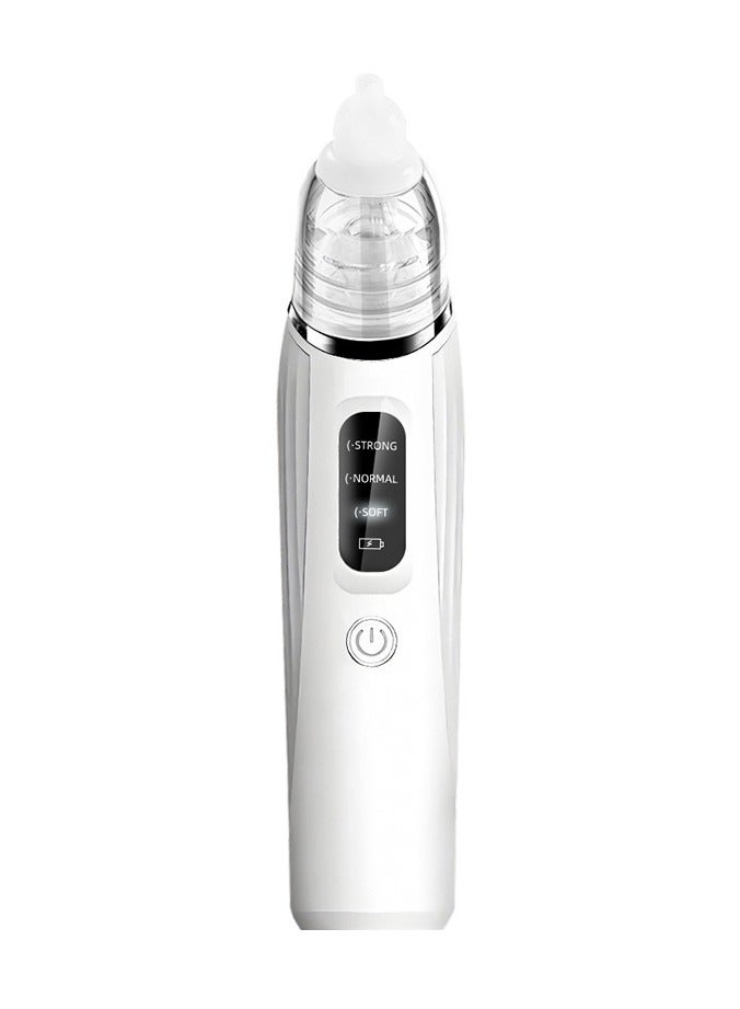 Electric Infant Nose Cleaner USB Charged 3 Suction Modes Equipped with Soft Replaceable Nose Tips - Image 1