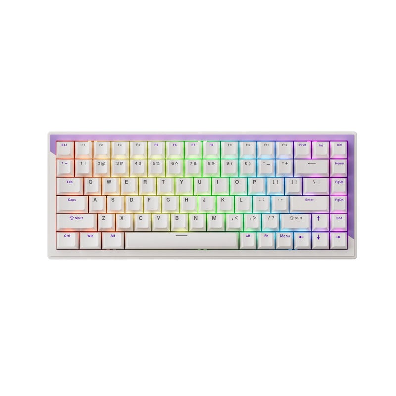 DrunkDeer G75 Rapid Trigger Keyboard, Esports Gaming Keyboard - Magnetic Switch - Last Win Mode - Adjustable Actuation, RGB 75% Design, ANSI - Purple - Image 1