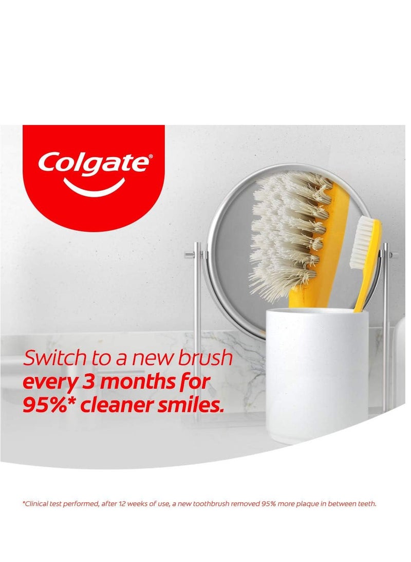 Colgate Pack Of 2 Colgate 360 Charcoal Gold ToothBRush Multi Color - Image 5
