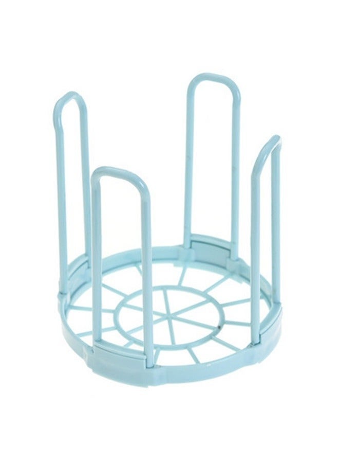 Kitchen Bowls Holder Blue 14.8x14cm，Dinnerware Bowl Plate Racks and Holder Plastic Drain Rack Dish Storage Display Stand Drying Shelf Tableware Drainer Rack Kitchen Organizer - Image 1