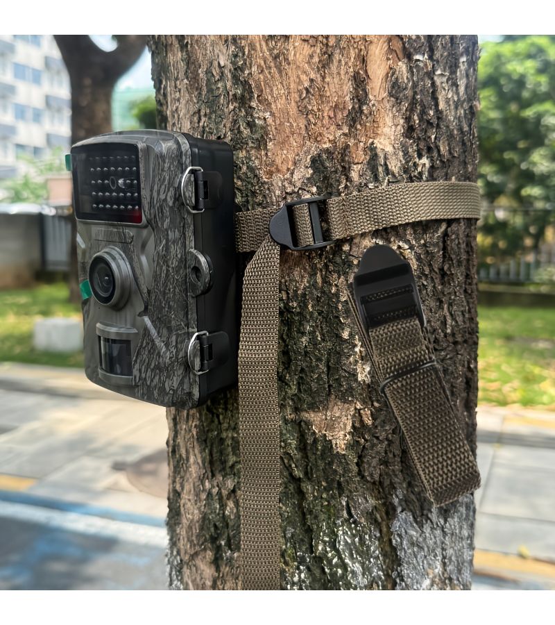 Army Green Extendable Adjustable Hunting Camera Mounting Strap with Anti Slip Design - Image 1