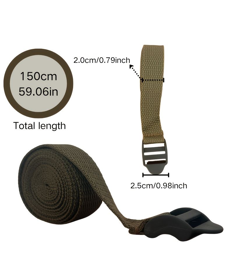 Army Green Extendable Adjustable Hunting Camera Mounting Strap with Anti Slip Design - Image 2