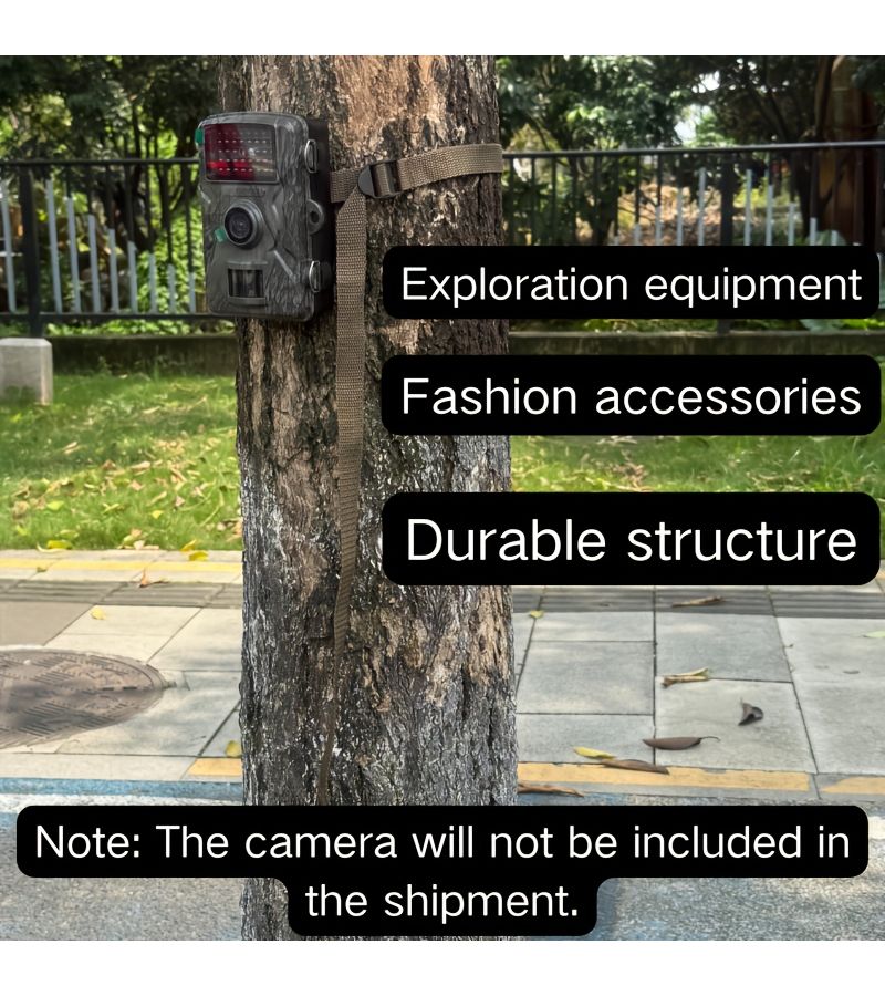 Army Green Extendable Adjustable Hunting Camera Mounting Strap with Anti Slip Design - Image 5