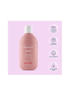 Aqualogica Aqualogica Radiance+ Silky Body Lotion With Watermelon & Niacinamide | For Dry Skin | Gives 24Hr Moisturization | 300 Ml  - Image 2