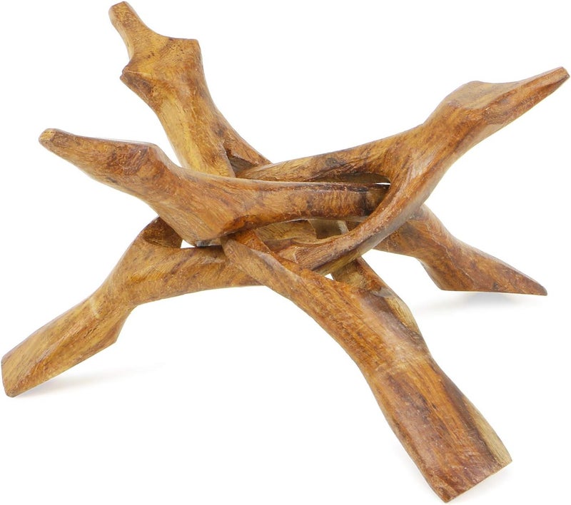 Ocean Shell Studios. Wooden Stand (Light Brown) - Image 1