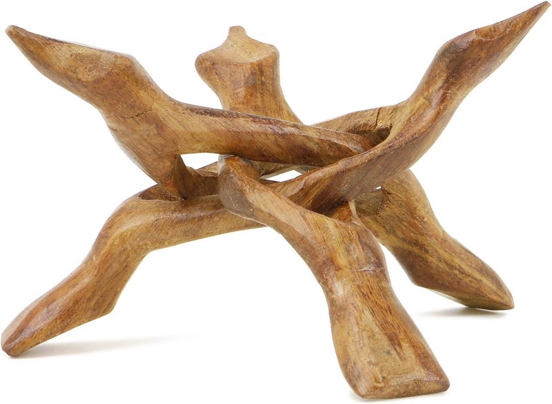 Ocean Shell Studios. Wooden Stand (Light Brown) - Image 3