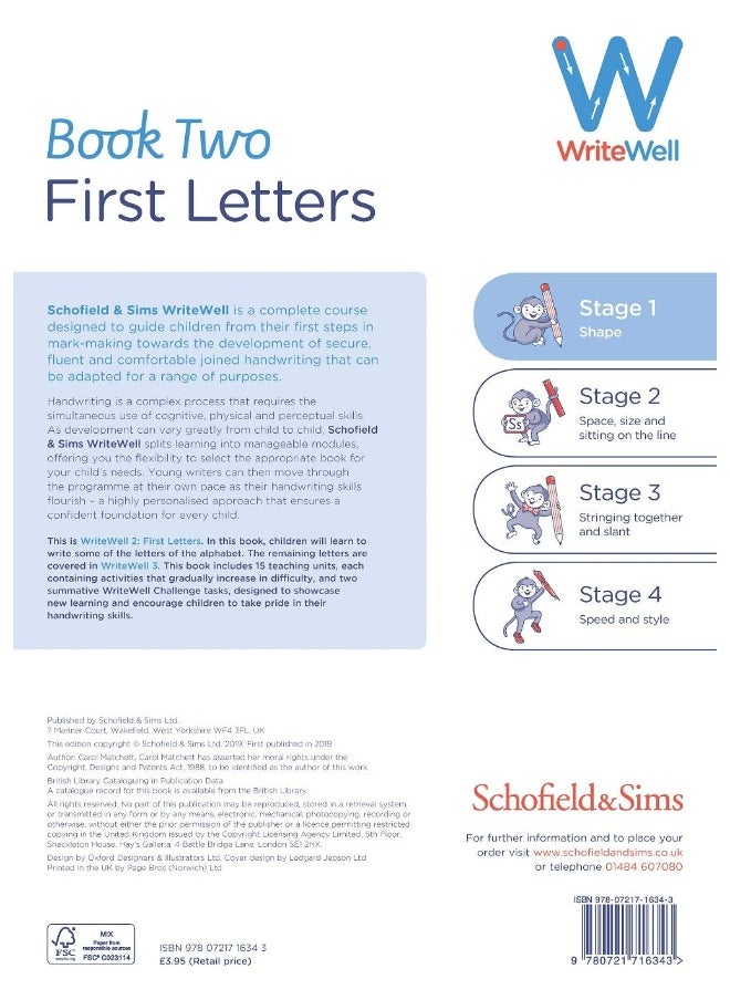 WriteWell 2: First Letters, Early Years Foundation Stage, Ages 4-5  - Image 4