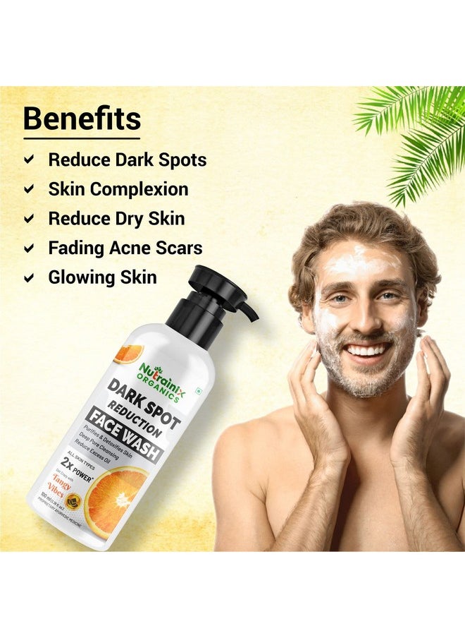 Nutrainix Organics - Dark Spot Reduction Face Wash | Face Wash Removes Dead Skin Cells & Dark Spots | No Chemicals, No Preservatives, Sulfate & Paraben Free - 100 Ml - Image 1
