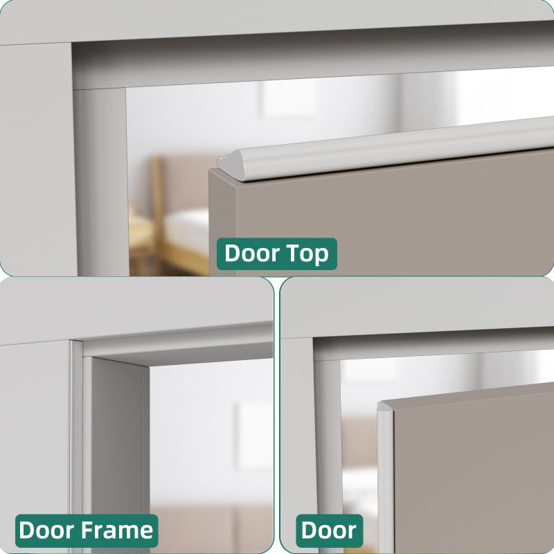 Vannesse Weather Stripping Door Seal Strip, 118 Inch Wedge Window Seal, Winter Insulation Weatherproof Foam Tape, Soundproof Noise Reduction Light Blocker for Exterior Door Frame & Door Gap Filler - Image 3