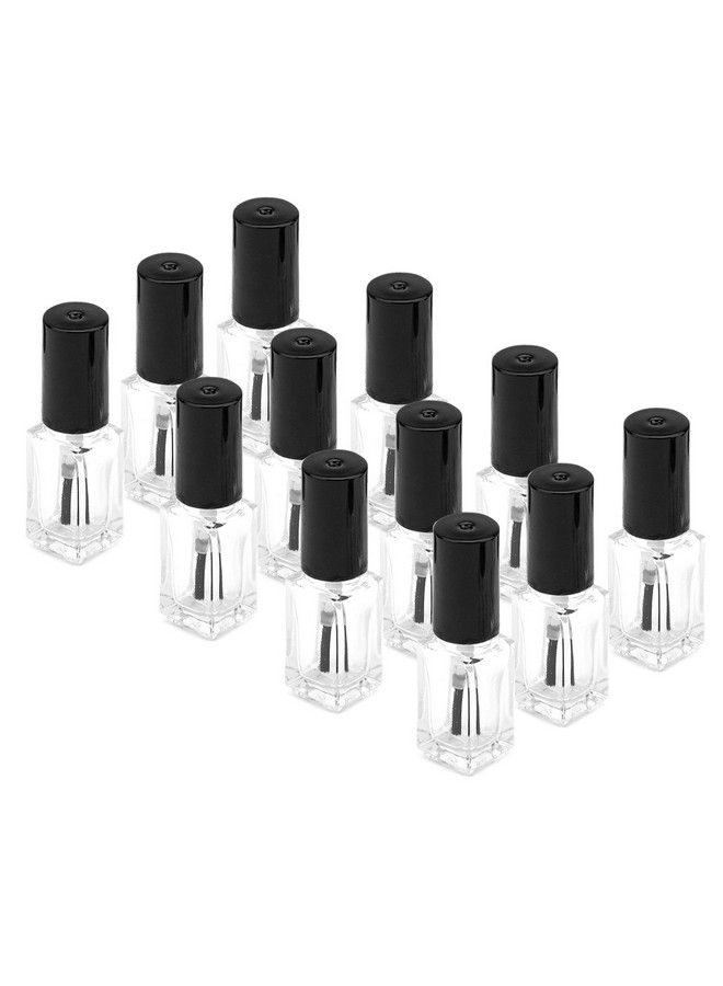 Adecco LLC Nail Polish Bottles Empty Nail Polish Bottles With Brush Cap (5Ml 5P) - Image 5