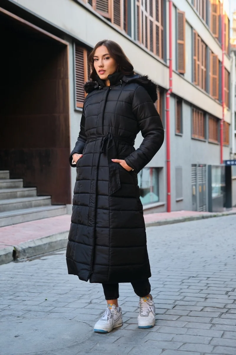 باربورا Casual Winter Puffer Full Length Women's Coat