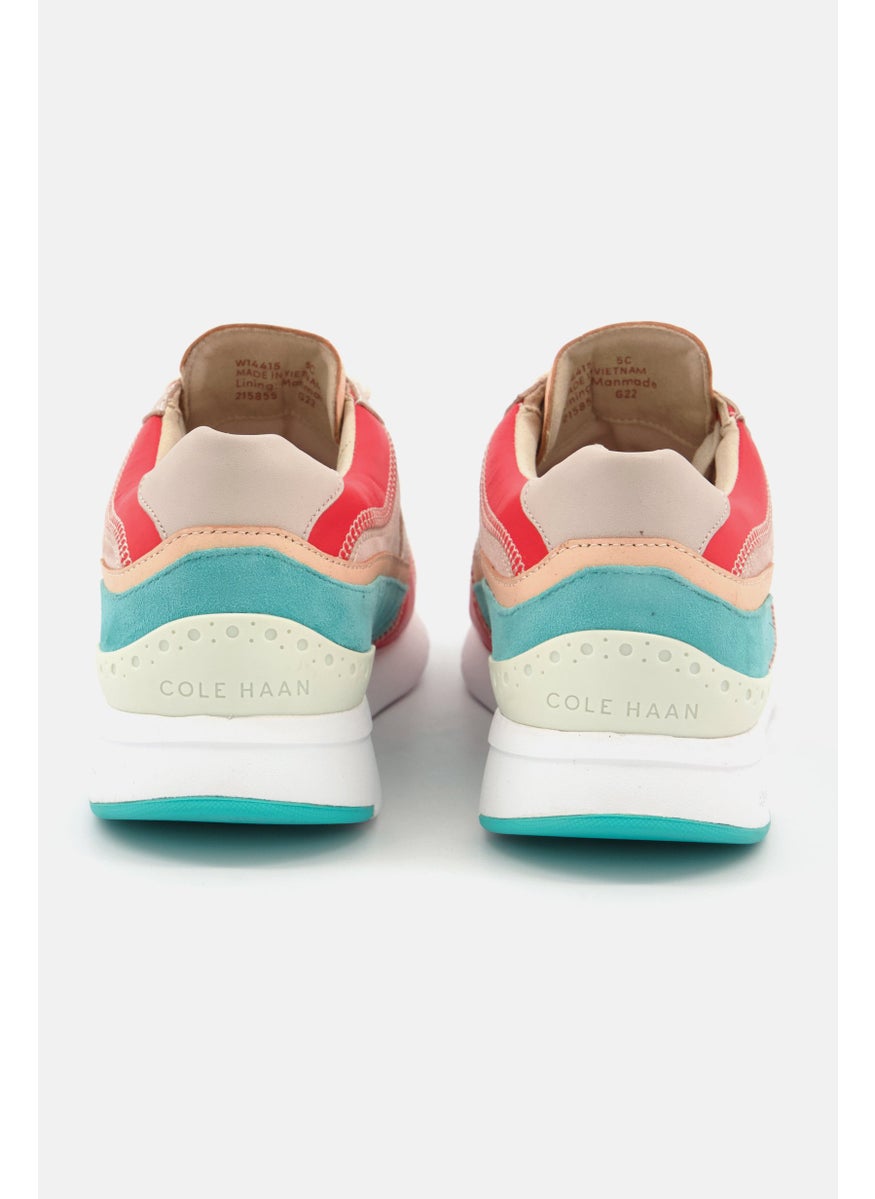 COLE HAAN - Women Grandpro Downtown Running Shoes, Tan Combo - Image 1
