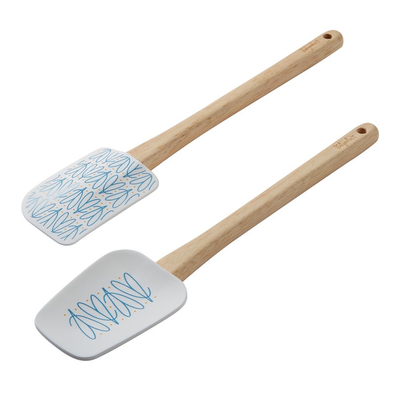 Ayesha Ayesha Curry Collection Spatula Spoonula Set 115Inch Two Piece Mix Colors