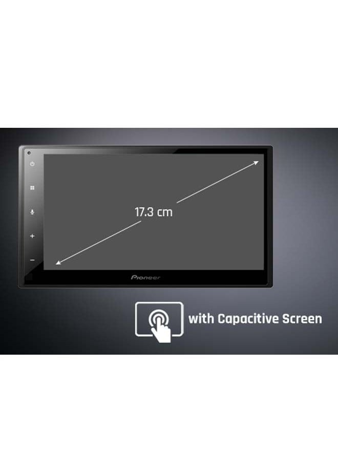 Pioneer DMH-A4450BT 6.8″ AV Receiver with Apple CarPlay, Android Auto and Mirroring for Android