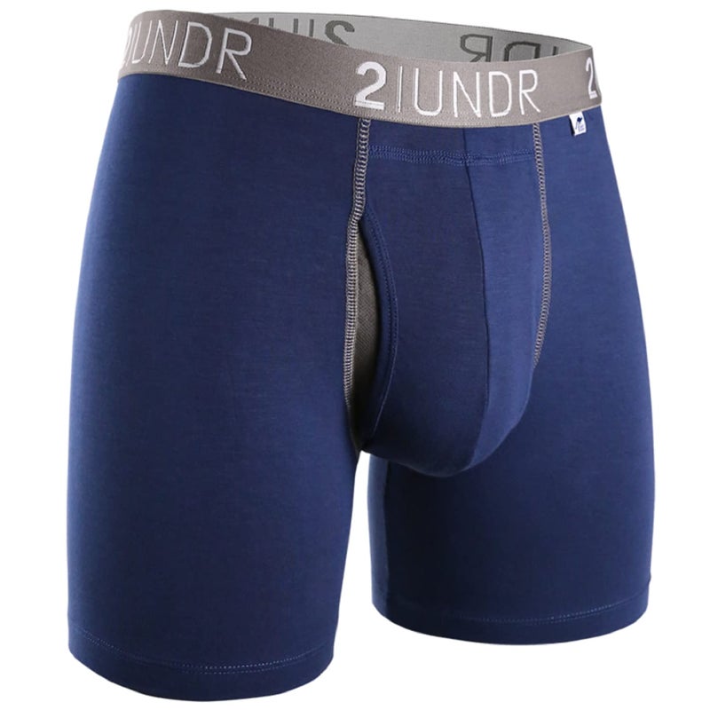 2UNDR Swing Shift Boxer Brief 3 Pack (Black/Grey/Navy, Medium) - Image 2