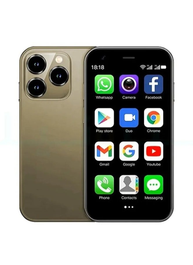 SOYES XS15 Mini Dual SIM Black 3 Inch HD Screen 2GB RAM 16GB 3G - International Version (GOLD)  - Image 1