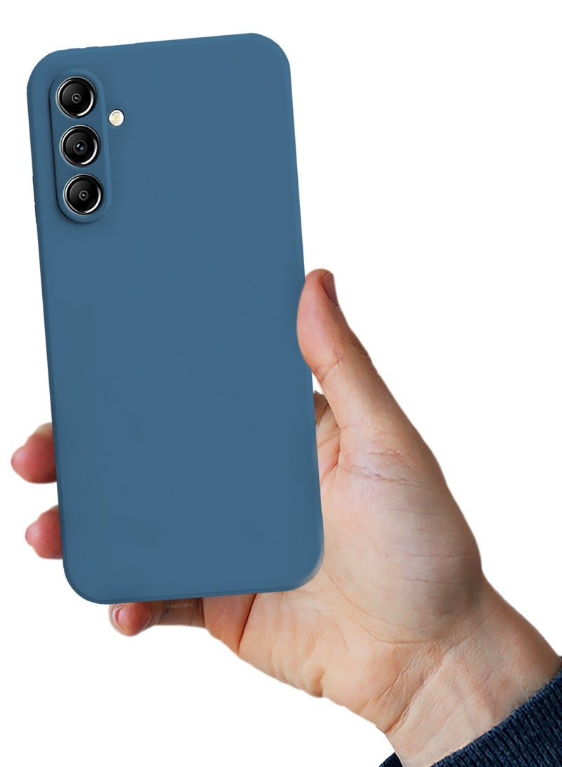 Liquid Silicone Case for Samsung Galaxy A16 Protective Phone Case with Soft Anti-Scratch Microfiber Lining Utra Slim Drop Protection Phone Cover - Blue - Image 5
