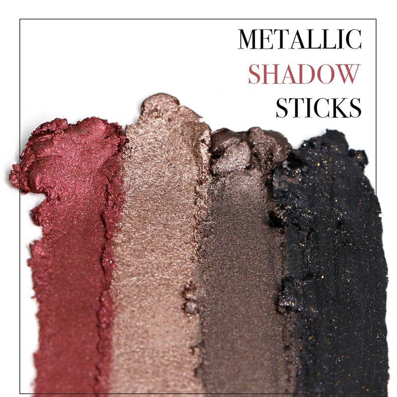 Girlactik Creamy Eyeshadow Stick- Long Lasting and Water-Resistant, Shimmering and Matte Colors Eye Shadow Stick Makeup, Built-in sharpener - 2 g / .07 oz (Cashmere) - Image 4